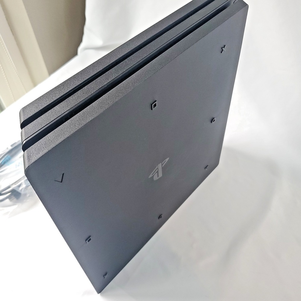 Sony PlayStation 4 Pro Console Black Tested With Controller and Cables - Picture 9 of 10